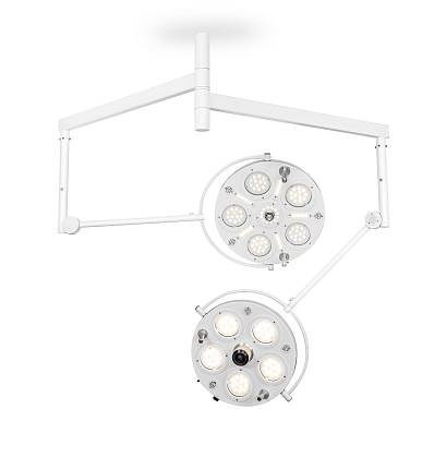 Купить Медицинский двухкупольный хирургический светильник FotonFLY 6S/5C-А - миниатюра