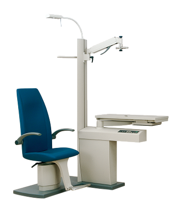 Купить Рабочее место врача-офтальмолога IS-600 N с поворотным столом на два прибора - миниатюра