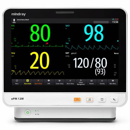 Купить Прикроватный монитор пациента Mindray ePM12m | Изображение 3 - миниатюра