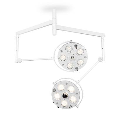 Купить Медицинский двухкупольный хирургический светильник FotonFLY 6М/5С - миниатюра