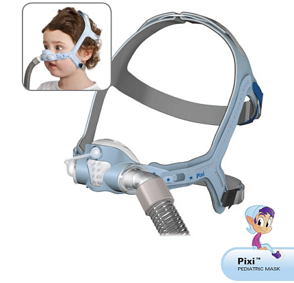 Купить Детская назальная маска ResMed PIXI | Изображение 4 - миниатюра