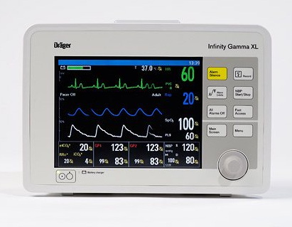 Купить Прикроватный монитор пациента Dräger Infinity Gamma XL | Изображение 2
