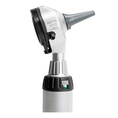 Купить Отоскоп F.O. BETA 200 LED с рукояткой перезаряжаемой BETA 4 NT Heine