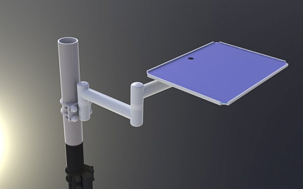 Купить Столик инструментальный DS-Tab-30-2 (нерж сталь / стекло) | Изображение 2 - миниатюра