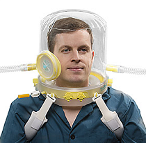картинка Шлем для неинвазивной вентиляции легких Starmed Castar R от магазин кислородного оборудования, Екатеринбург / компания Бравокислород