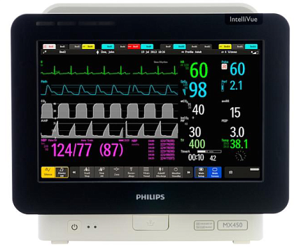Купить Прикроватный монитор пациента Philips IntelliVue MX450 | Изображение 3 - миниатюра