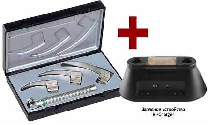 Купить Ларингоскопический комплект Riester Ri-modul Macintosh baby F.O. с зарядным устройством (XL 3,5В, Аккумулятор) | Изображение 2