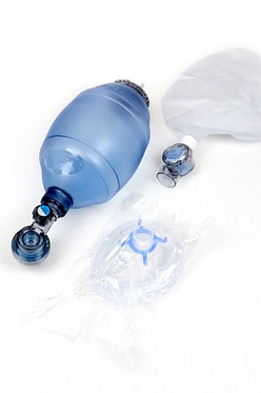 Купить Дыхательный мешок АМБУ Медплант взрослый с двумя масками (одноразовый) - миниатюра