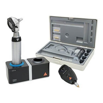 Купить Набор диагностический Heine отоскоп медицинский BETA 400 LED с рукояткой перезаряжаемой BETA 4 NT и Офтальмоскоп прямой медицинский BETA 200 LED (А-153.27.388)