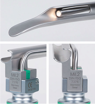 Купить Клинок ларингоскопа KaWe Miller F.O. №2 | Изображение 2