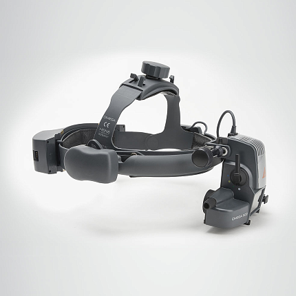 Купить Непрямой офтальмоскоп HEINE OMEGA 500, комплект со шлемом, реостатом HC 50 L и трансформатором EN 50