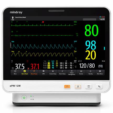 Купить Прикроватный монитор пациента Mindray ePM12m - миниатюра