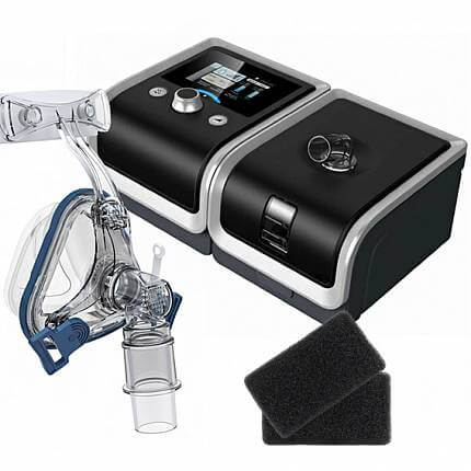 Купить CPAP (СИПАП) аппарат BMC RESmart Auto G2 - комплект с назальной маской - миниатюра